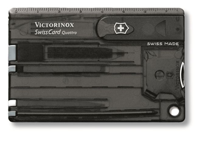 Victorinox  Victorinox Swisscard quattro svart transparent