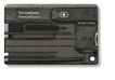  Victorinox Swisscard quattro svart transparent